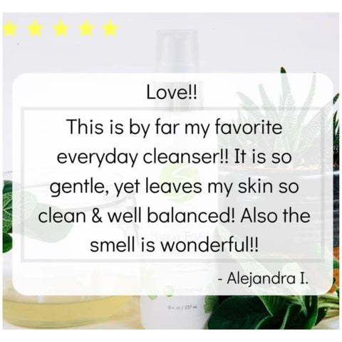 Herbal Foam Cleanser - For All Skin Types